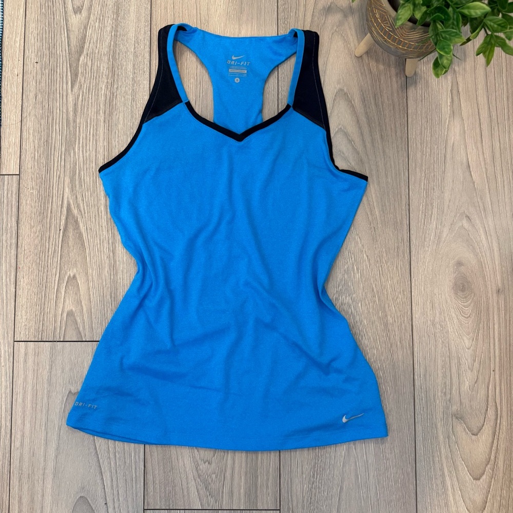 Nike Dri-FIT Blue Tank Workout Top